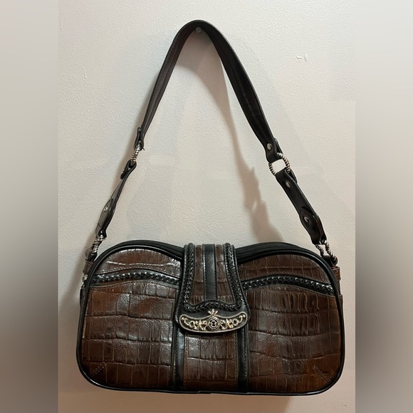 MC Marc Chantal Brown Faux Alligator Women’s Purse - Picture 9 of 14